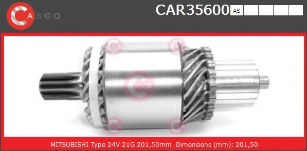 Якорь, стартер CASCO CAR35600AS