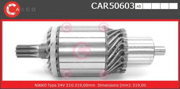 Якорь, стартер CASCO CAR50603AS