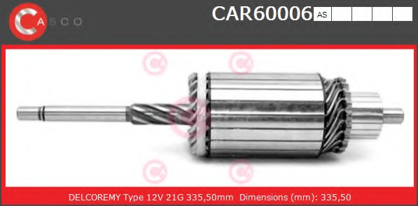 Якорь, стартер CASCO CAR60006AS