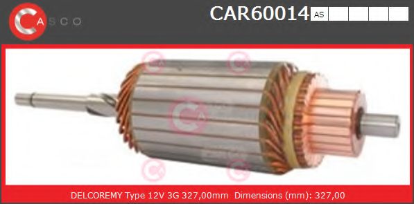 Якорь, стартер CASCO CAR60014AS