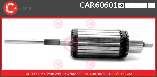 Якорь, стартер CASCO CAR60601AS