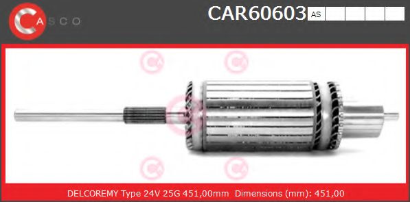 Якорь, стартер CASCO CAR60603AS
