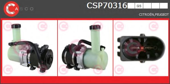 Гидравлический насос, рулевое управление CASCO CSP70316GS