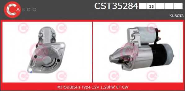 Стартер CASCO CST35284GS