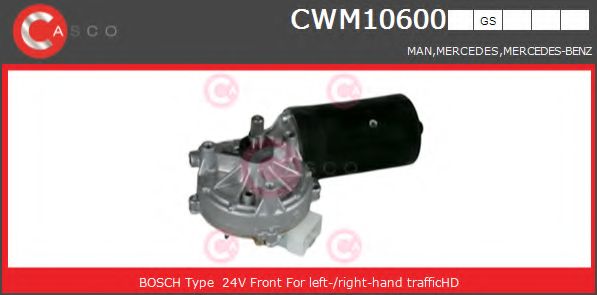 Двигатель стеклоочистителя CASCO CWM10600GS