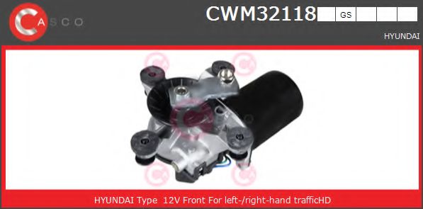 Двигатель стеклоочистителя CASCO CWM32118GS