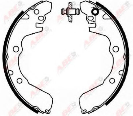 Комплект тормозных колодок ABE C05030ABE