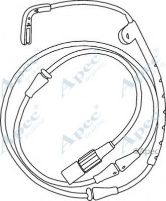 Указатель износа, накладка тормозной колодки APEC braking WIR5211