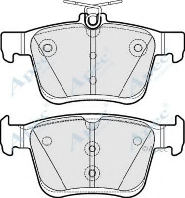 Комплект тормозных колодок, дисковый тормоз APEC braking PAD1903