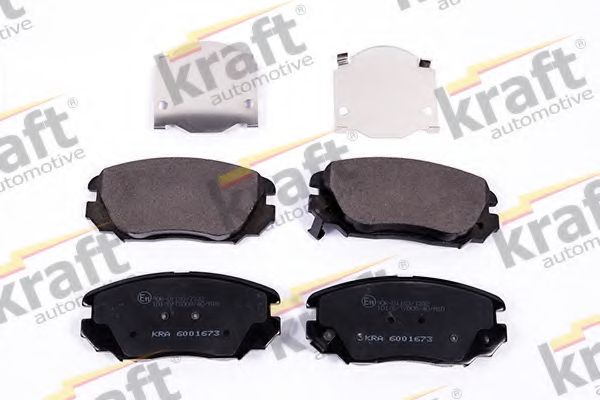 Комплект тормозных колодок, дисковый тормоз KRAFT AUTOMOTIVE 6001673