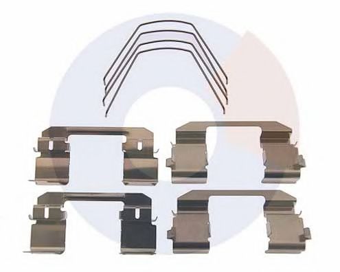 Комплектующие, колодки дискового тормоза CARRAB BRAKE PARTS 2487