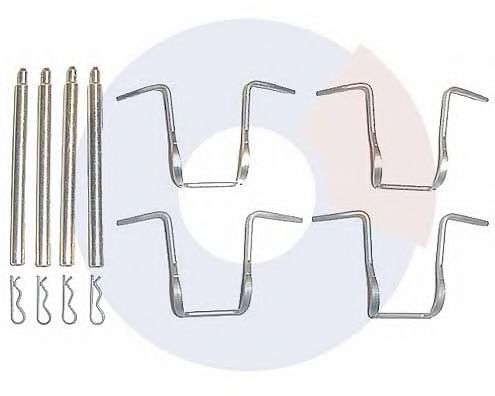 Комплектующие, колодки дискового тормоза CARRAB BRAKE PARTS 2086