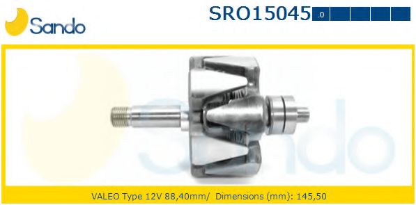 Ротор, генератор VALEO 581036