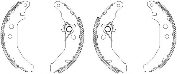 Комплект тормозных колодок HELLA PAGID 8DB 355 003-171