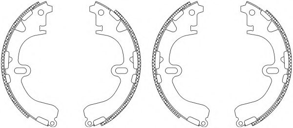 Комплект тормозных колодок HELLA PAGID 8DB 355 003-331