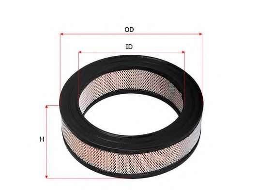 Воздушный фильтр SAKURA  Automotive A2301