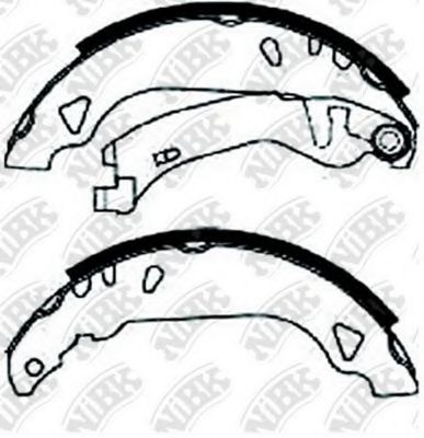 Комплект тормозных колодок NiBK FN0517