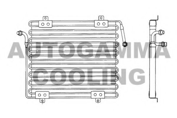 Конденсатор, кондиционер AUTOGAMMA 101797