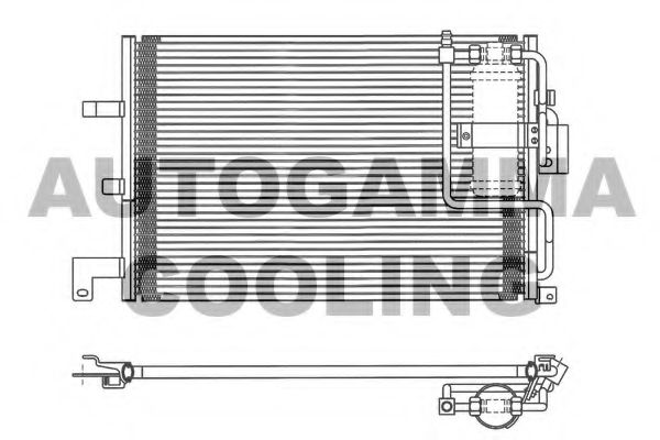 Конденсатор, кондиционер AUTOGAMMA 102776