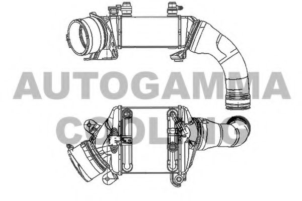 Интеркулер AUTOGAMMA 105334