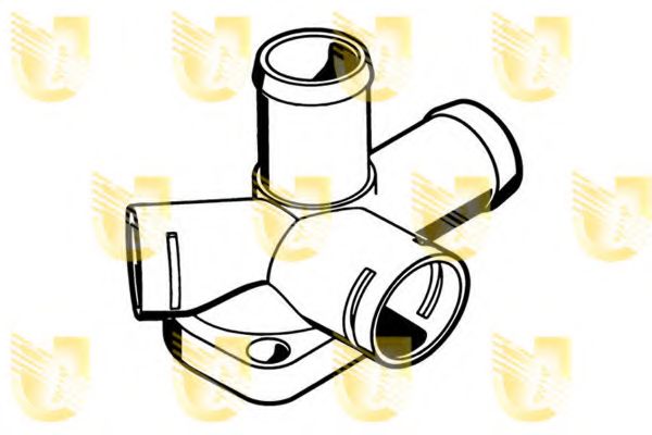 Фланец охлаждающей жидкости UNIGOM 341809