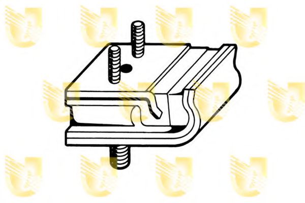 Подвеска, двигатель UNIGOM 396032