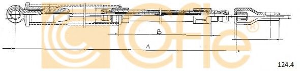 Тросик стартера COFLE 1244