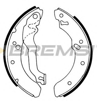 Комплект тормозных колодок HP (ZEBRA) 1519