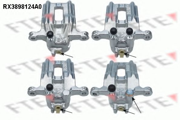 Тормозной суппорт FTE RX3898124A0