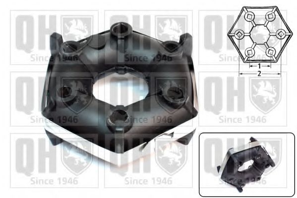 Шарнир, продольный вал QUINTON HAZELL QL4000