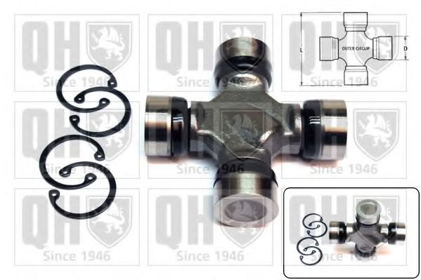 Осевая шестерня, уравнив. конич. зубч. колесо - дифференциал QUINTON HAZELL QL16204
