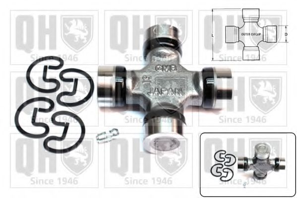 Осевая шестерня, уравнив. конич. зубч. колесо - дифференциал QUINTON HAZELL QL2104