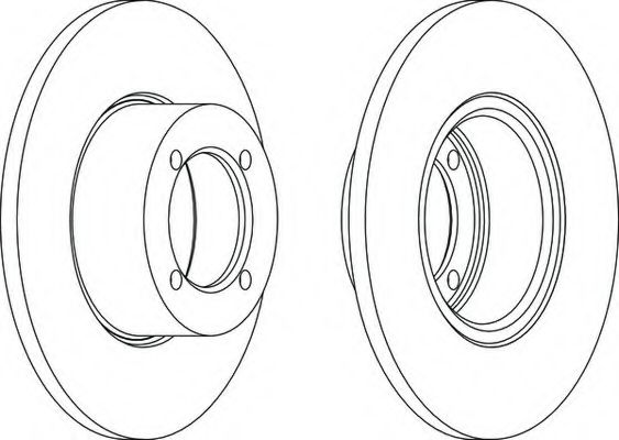 Тормозной диск FERODO DDF001-1