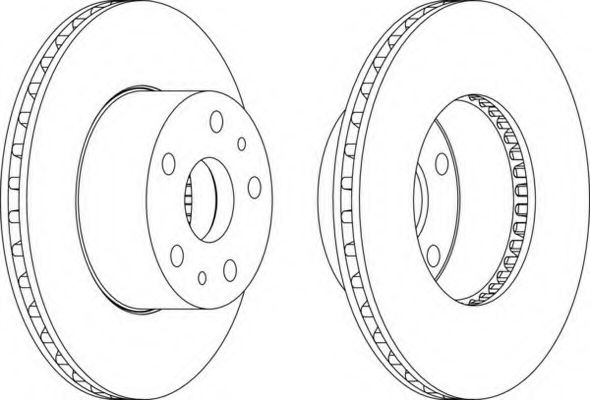 Тормозной диск FERODO DDF575-1