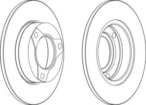 Тормозной диск FERODO DDF004