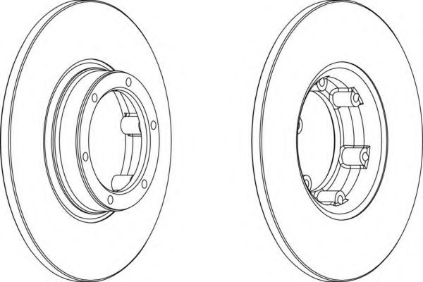 Тормозной диск FERODO DDF016