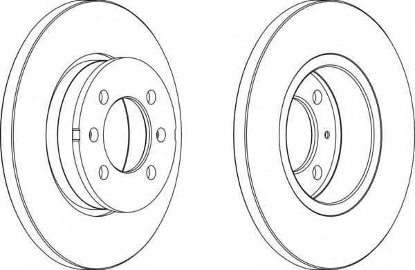 Тормозной диск FERODO DDF123