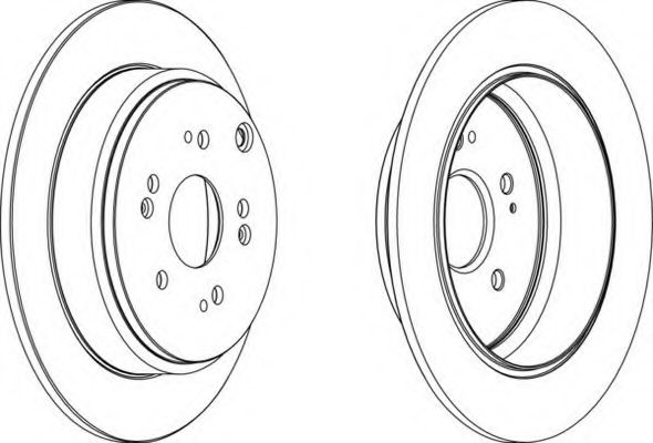 Тормозной диск FERODO DDF1860