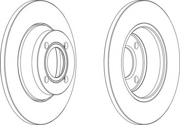 Тормозной диск FERODO DDF518