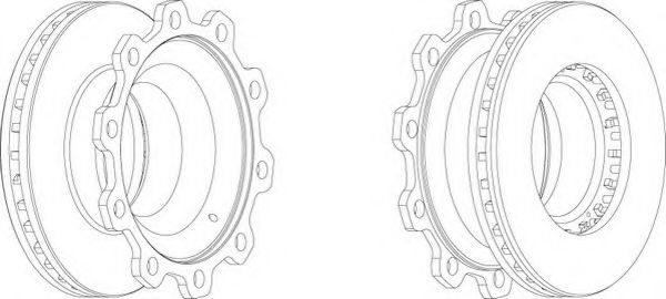 Тормозной диск FERODO FCR205A