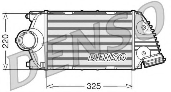 Интеркулер DENSO DIT28015