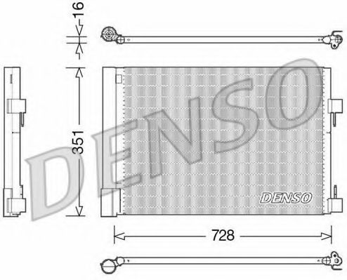 Конденсатор, кондиционер DENSO DCN23032