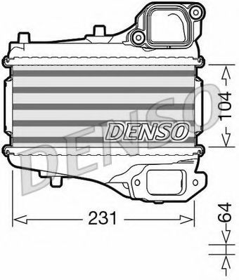 Интеркулер DENSO DIT40001