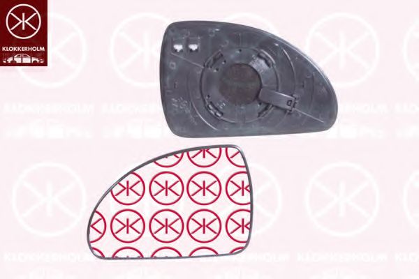 Зеркальное стекло, наружное зеркало KLOKKERHOLM 32671064