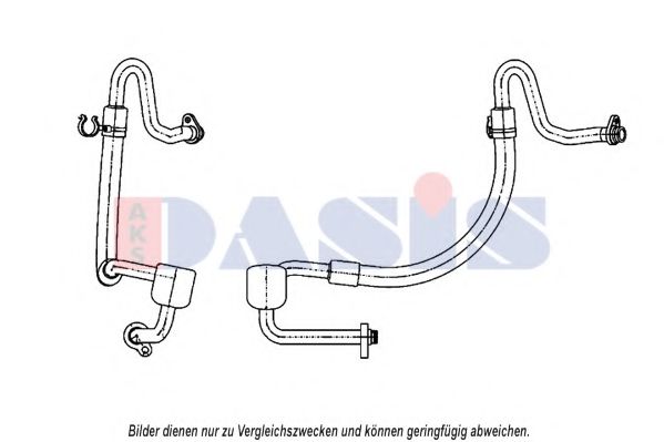 Трубопровод низкого давления, кондиционер AKS DASIS 885815N