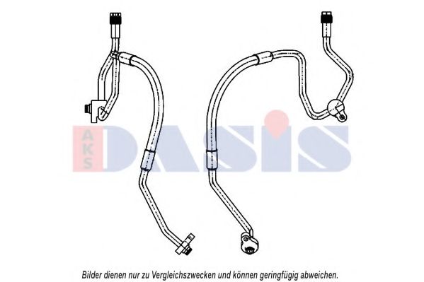 Трубопровод высокого давления, кондиционер AKS DASIS 885863N