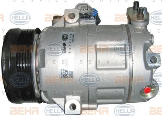 Компрессор, кондиционер BEHR HELLA SERVICE 8FK 351 134-591