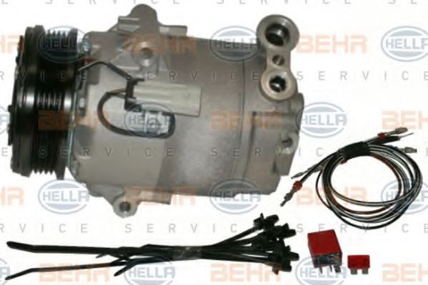 Компрессор, кондиционер BEHR HELLA SERVICE 8FK 351 135-291