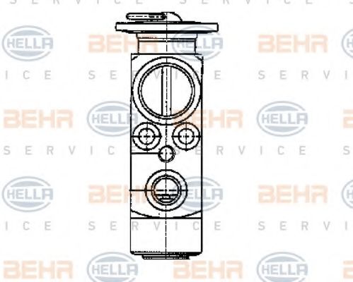 Расширительный клапан, кондиционер BEHR HELLA SERVICE 8UW 351 234-041