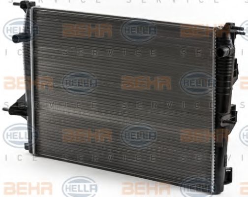 Радиатор, охлаждение двигателя BEHR HELLA SERVICE 8MK376700411